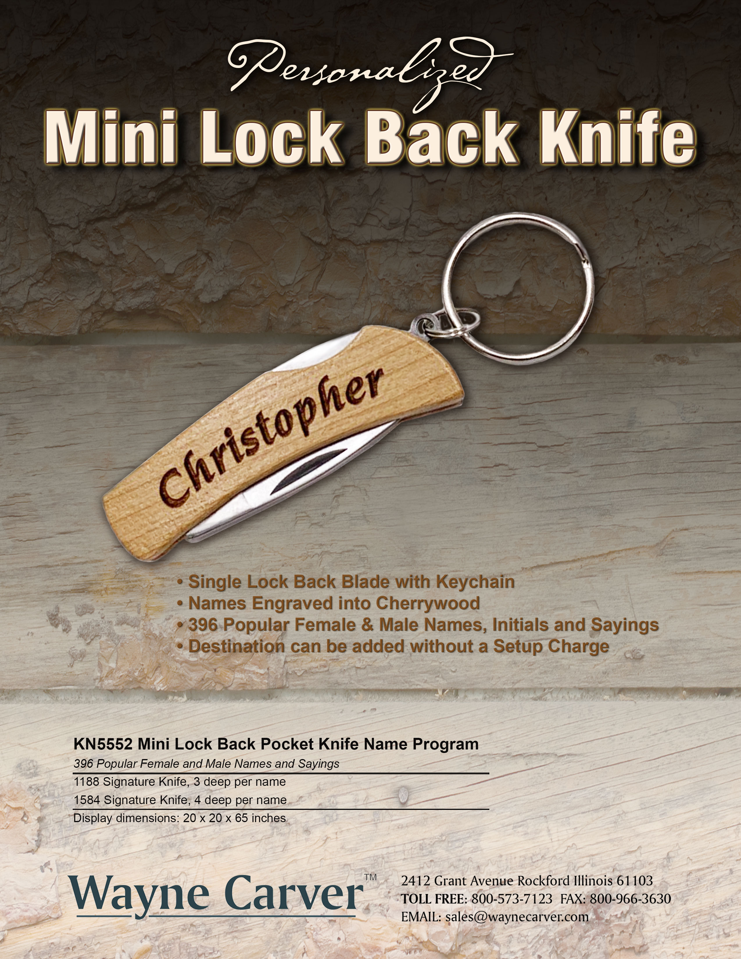 Mini Lock Back Knife