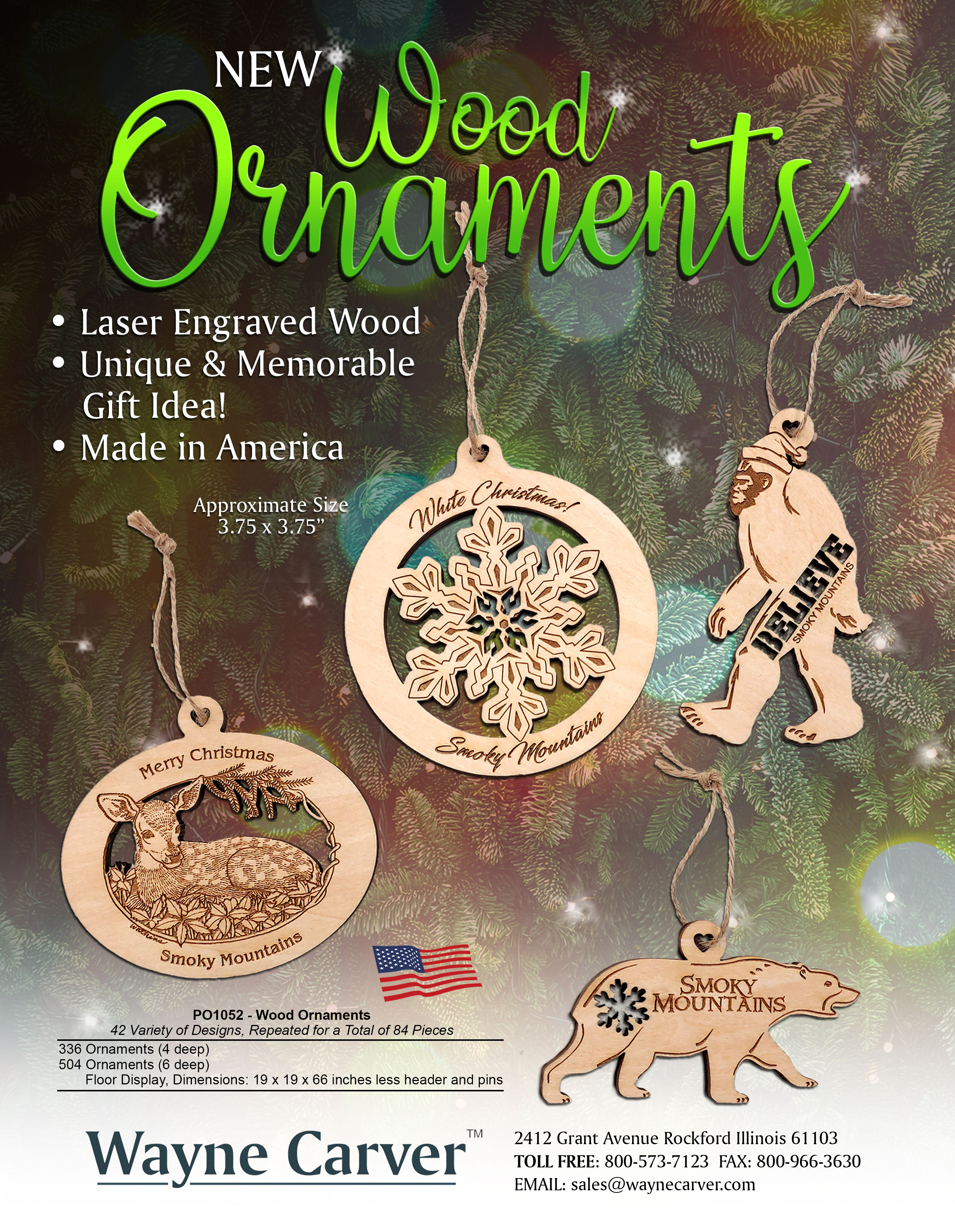 Wood Ornaments